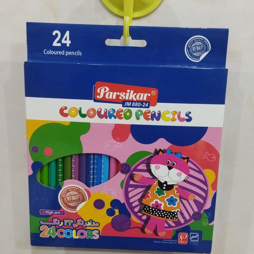 مداد رنگی 24عددی پارسی کار