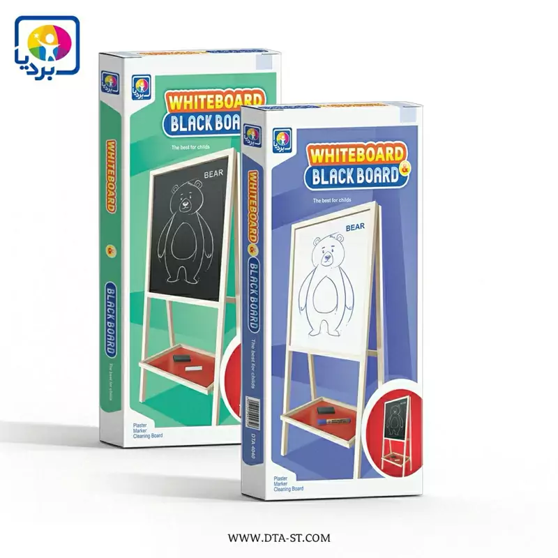تخته وایت برد و تخته سیاه دوطرفه ایستاده