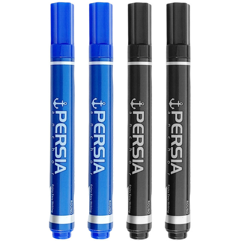 ماژیک پرشیا مدل permanent بسته 4 عددی