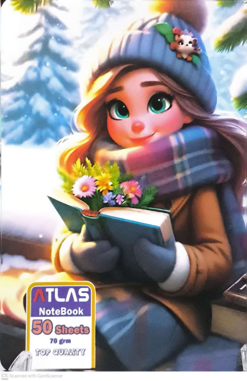دفتر 50برگ طلقی عروسکی