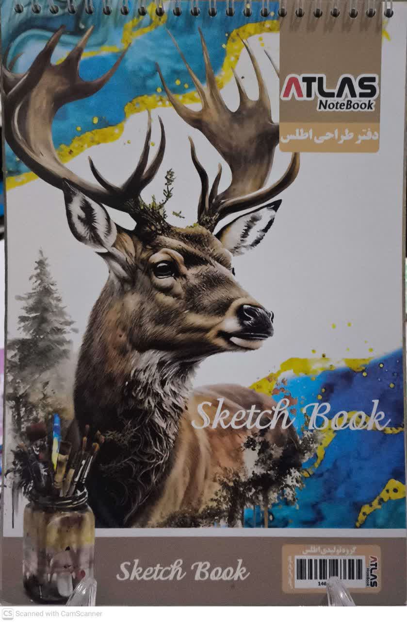 دفتر طراحی 50برگ A4جلد گلاسه
