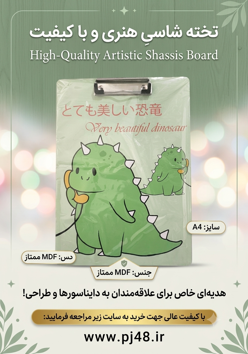 تخته شاسی کیوت MDF  سایز A4